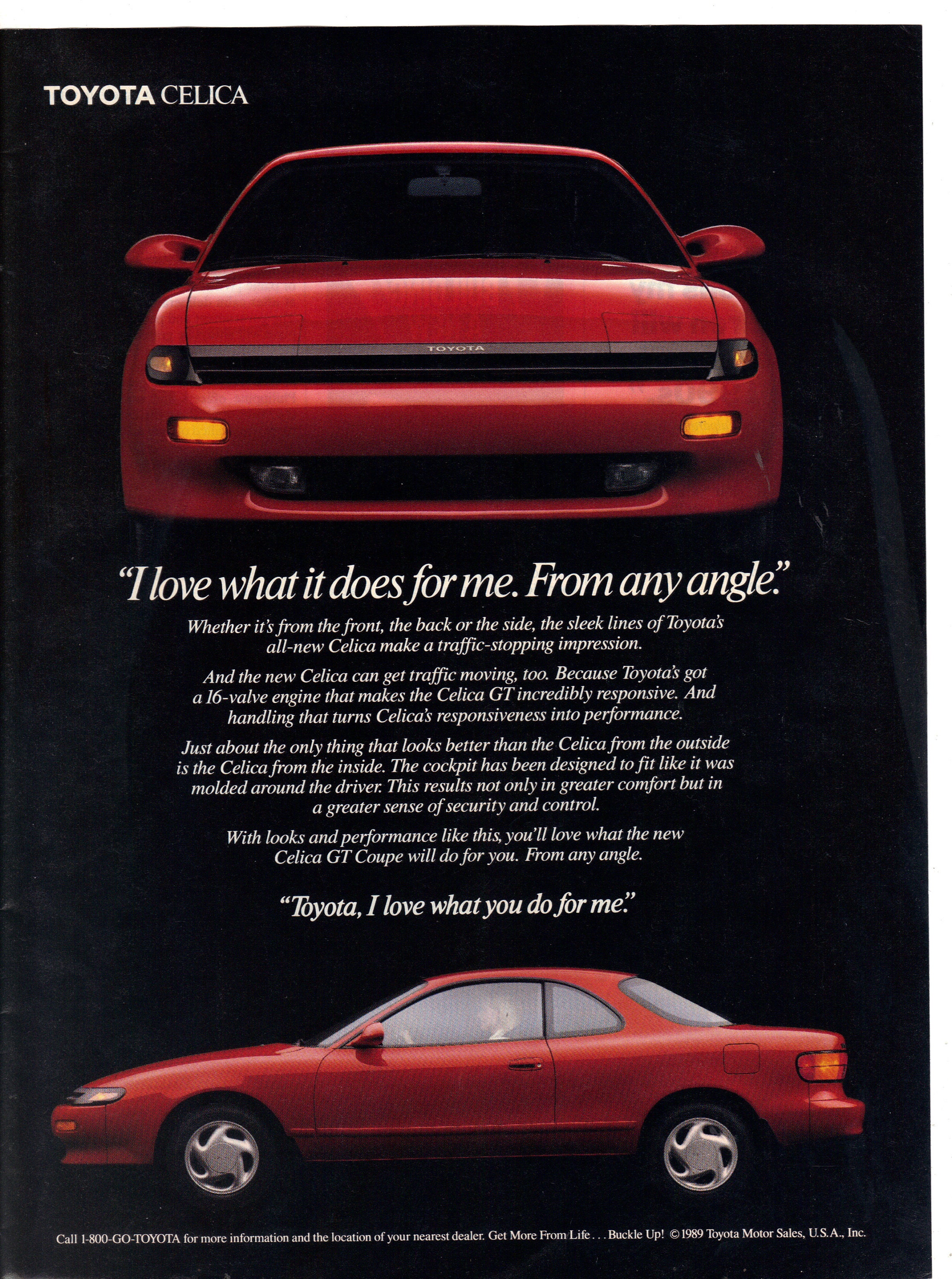 1990 Toyota Celica Print Ad - Etsy Australia