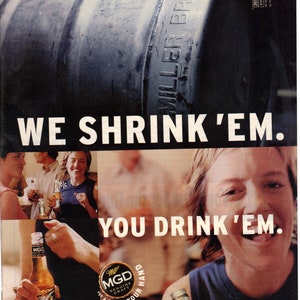 Vintage 1999 Miller Genuine Draft Print Ad