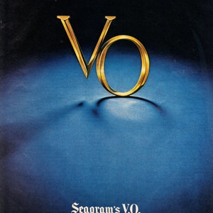 Vintage 1979 Seagram&#39;s Seagram&#39;s V.O. Print Ad