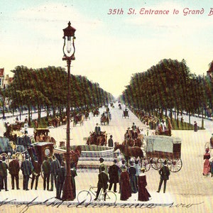 35th Street Entrance to Grand Boulevard - Chicago,Illinois