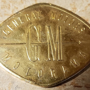 1955 General Motors Autorama Brass Token