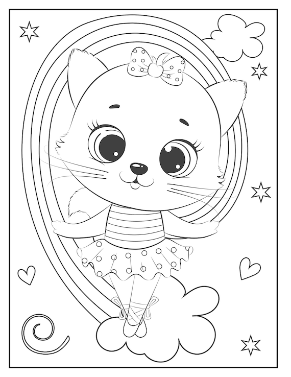 Super Kitties coloring Pages: Gift Printable For Kids for /All