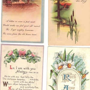 Lotto di 4 cartoline di auguri antichi - Lotto 1002