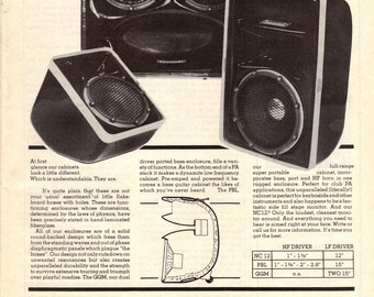 Vintage 1977 Print Ad for Community Light and Sound - Philadelphia