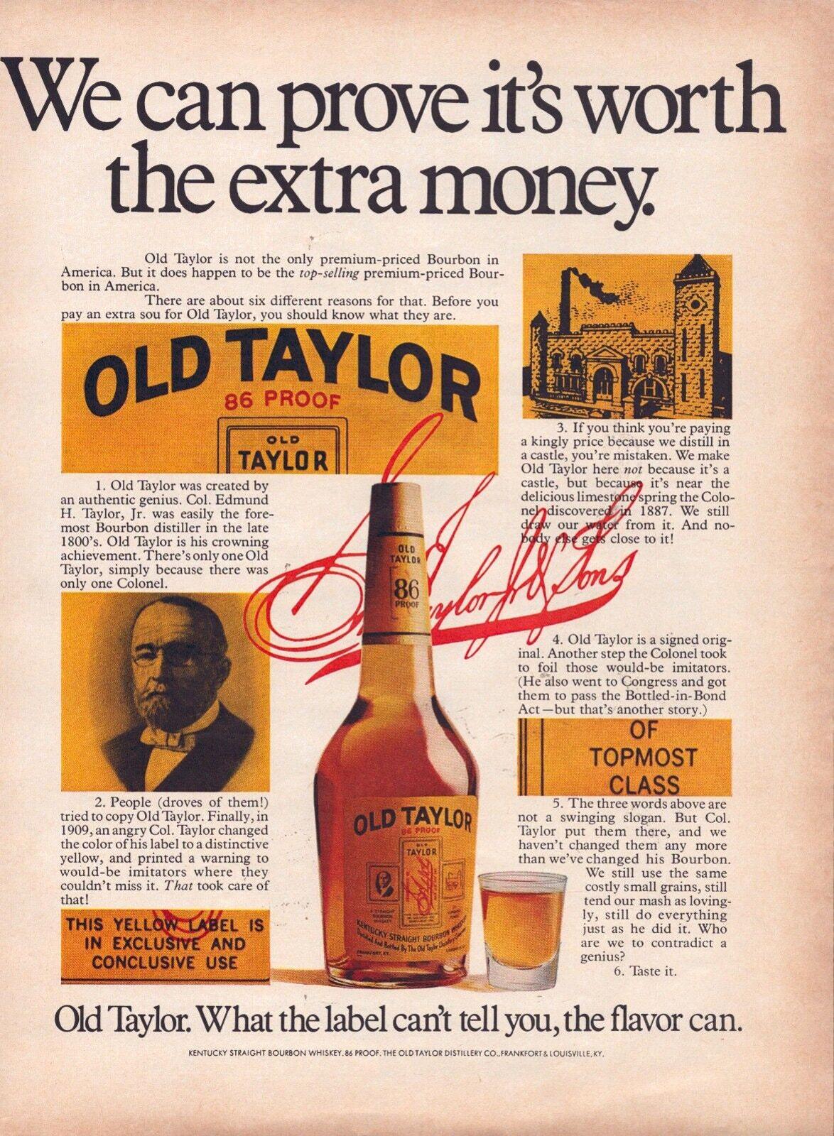 オールド テイラー 86 プルーフ　OLD TAYLOR 86 PROOF 1986 Old Taylor Bottled In Bond Review - The Whiskey Jug