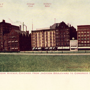 Michigan Avenue,Chicago,from Jackson Boulevard to Congress Street