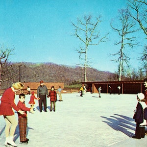 L'école de patinage Homestead, Hot Springs, Virginie
