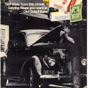 Vintage 1972 Old Gold Cigarettes Print Ad