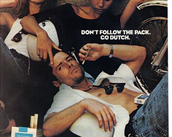 Vintage 1985 Print Werbung für Dutch Treats Kleine Zigarren