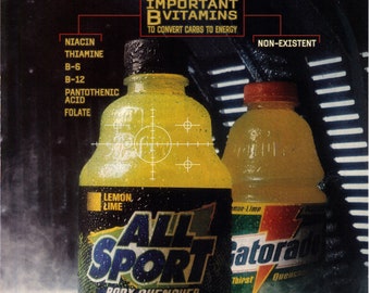 Gatorade Print Ad Etsy
