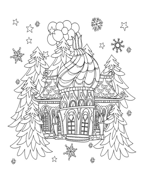 País Navidad Libro para colorear : Un libro para colorear para adultos con  diseños divertidos, fáciles y relajantes, con escenas navideñas festivas y  hermosas en  libros para colorear para adultos de