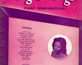 Vintage Sheet Music - Mary Lou Williams - Boogie-Woogie Piano Transcriptions