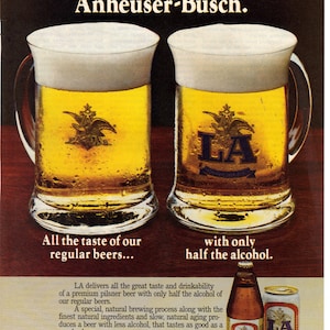 Vintage 1984 LA from Anheuser-Busch Print Ad