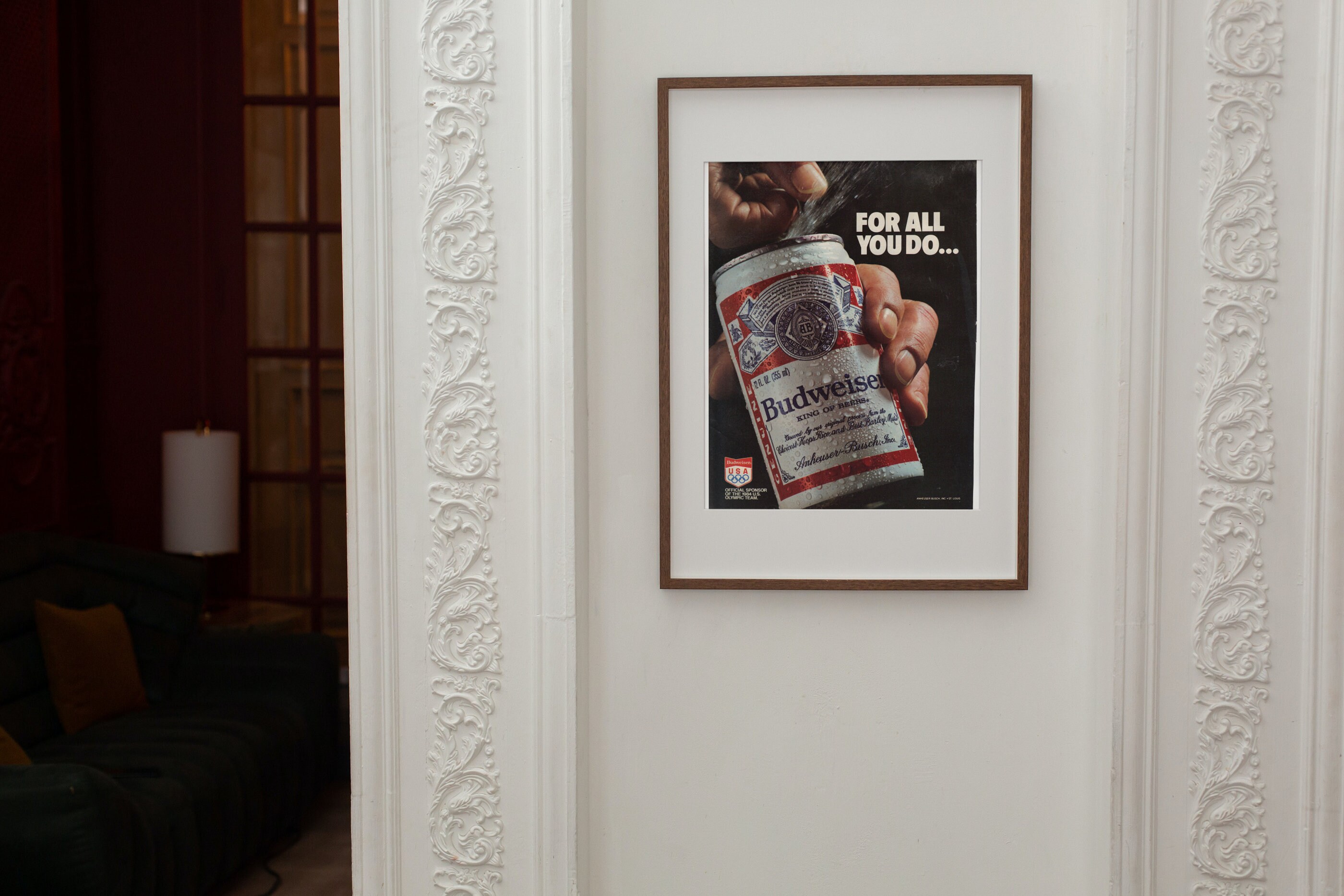 Vintage 1984 Budweiser Beer Print Ad|printable Wall Art| Digital