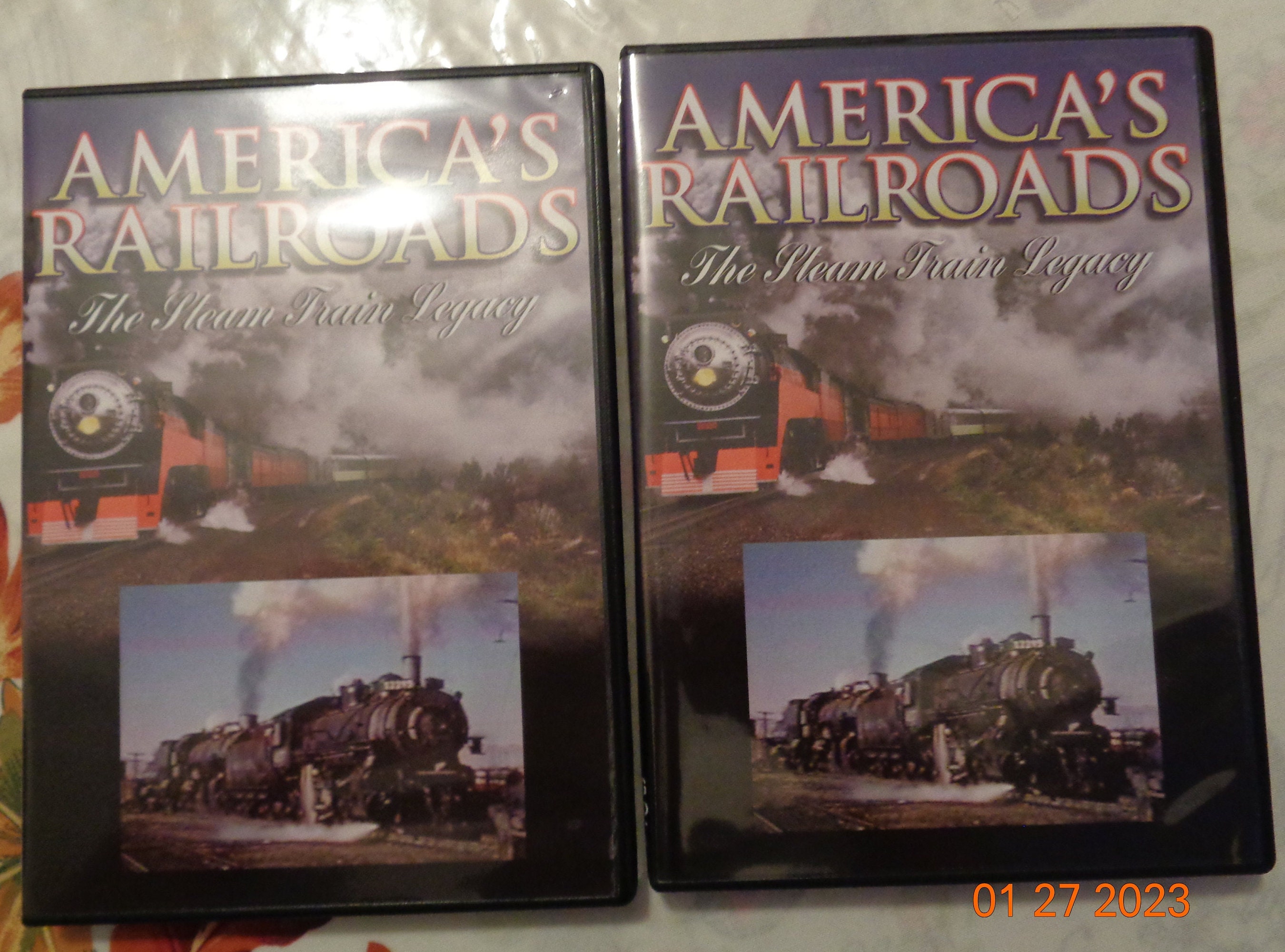 2 DVD Set - America's Railroads - the Steam Train Legacy - Etsy