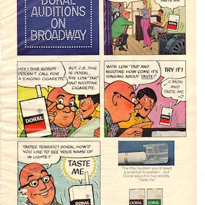 Vintage 1971 Doral Cigarettes Print Ad