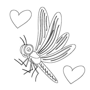 20 Printable Insect Coloring Pages for Children - Etsy