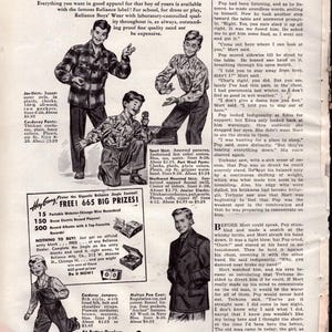 1948 Reliance Boys Wear Print Ad Wall Art