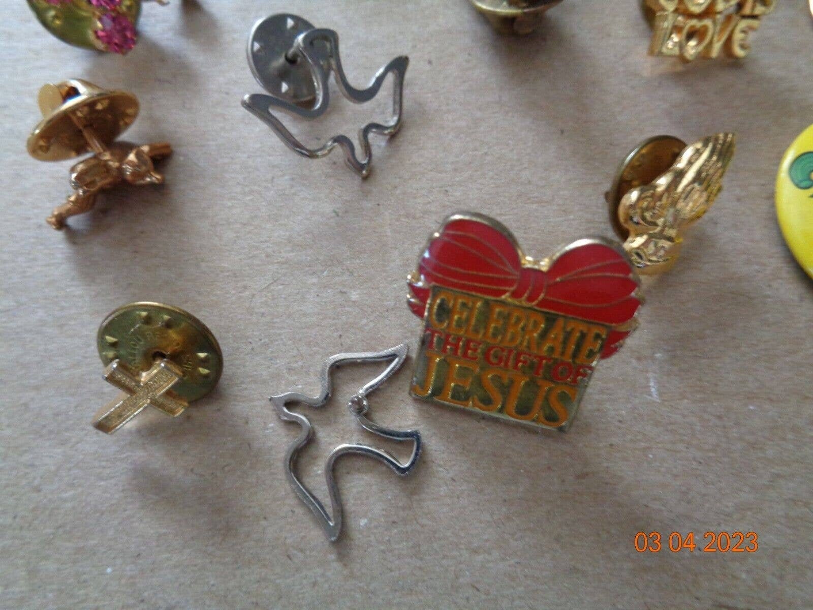Not Religious Pin Lot of 18 Religious Related Lapel Pins - Etsy