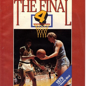 Vintage 1989 Print Ad for NCAA Final 4 - Magic meets Bird and Toyota Celica GT