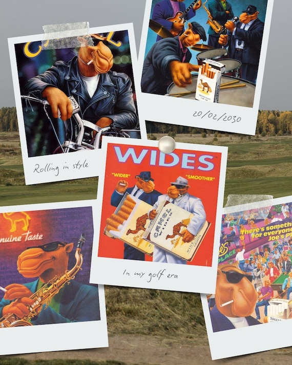 printable camel cigarette coupons Set of 9 Vintage 1980's Print Ads for Camel Cigarettes with Joe Camel|  printable wall art| digital Download