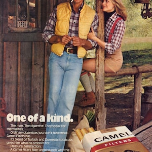 Vintage 1979 Print Ad for Camel Cigarettes