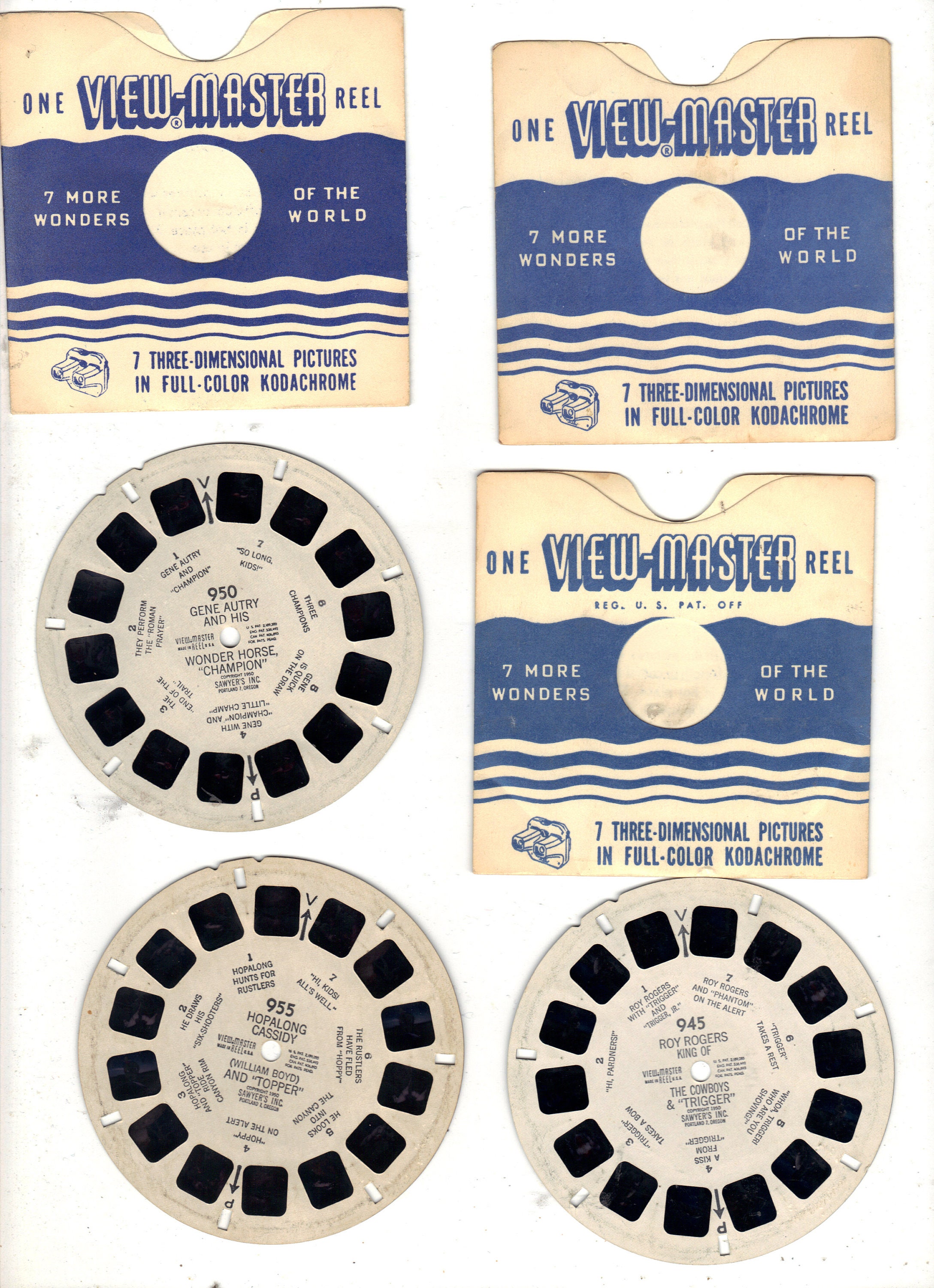 Vintage View-master Reels Add to Your Collection 