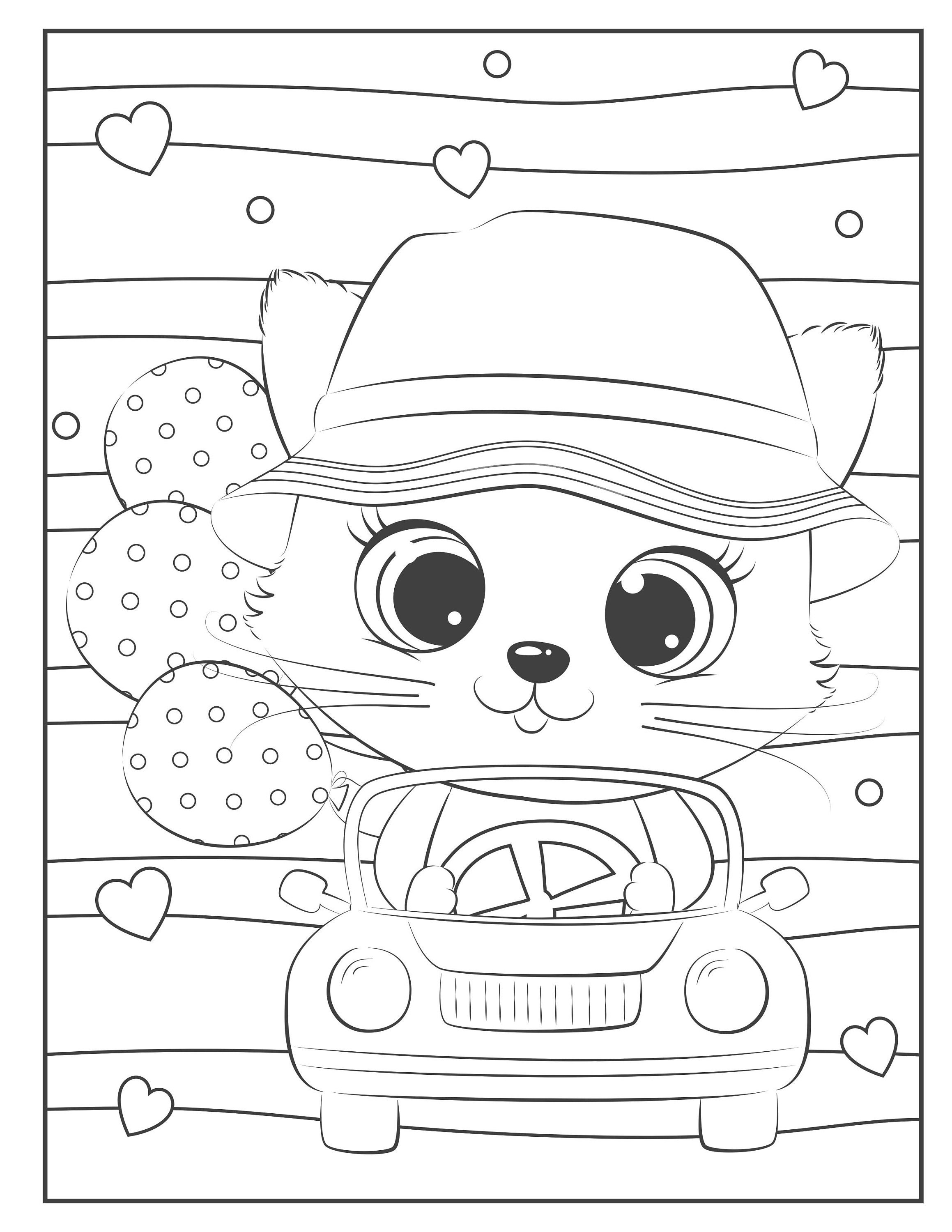 kitten coloring pages printable – Image 6