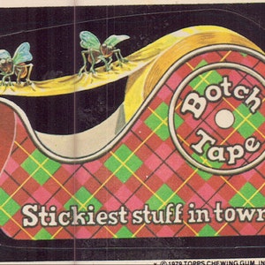 1979 Topps Wacky Packages Cartões de troca / adesivos - Botch Tape