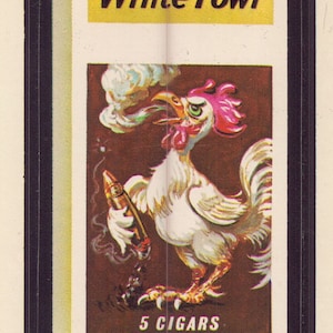 1979 Topps Wacky Packages Trading Cards / Stickers - White Fowl Cigars