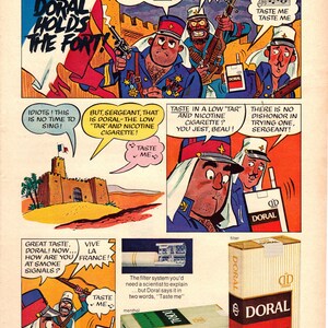 Vintage 1971 Doral Cigarettes Print Ad