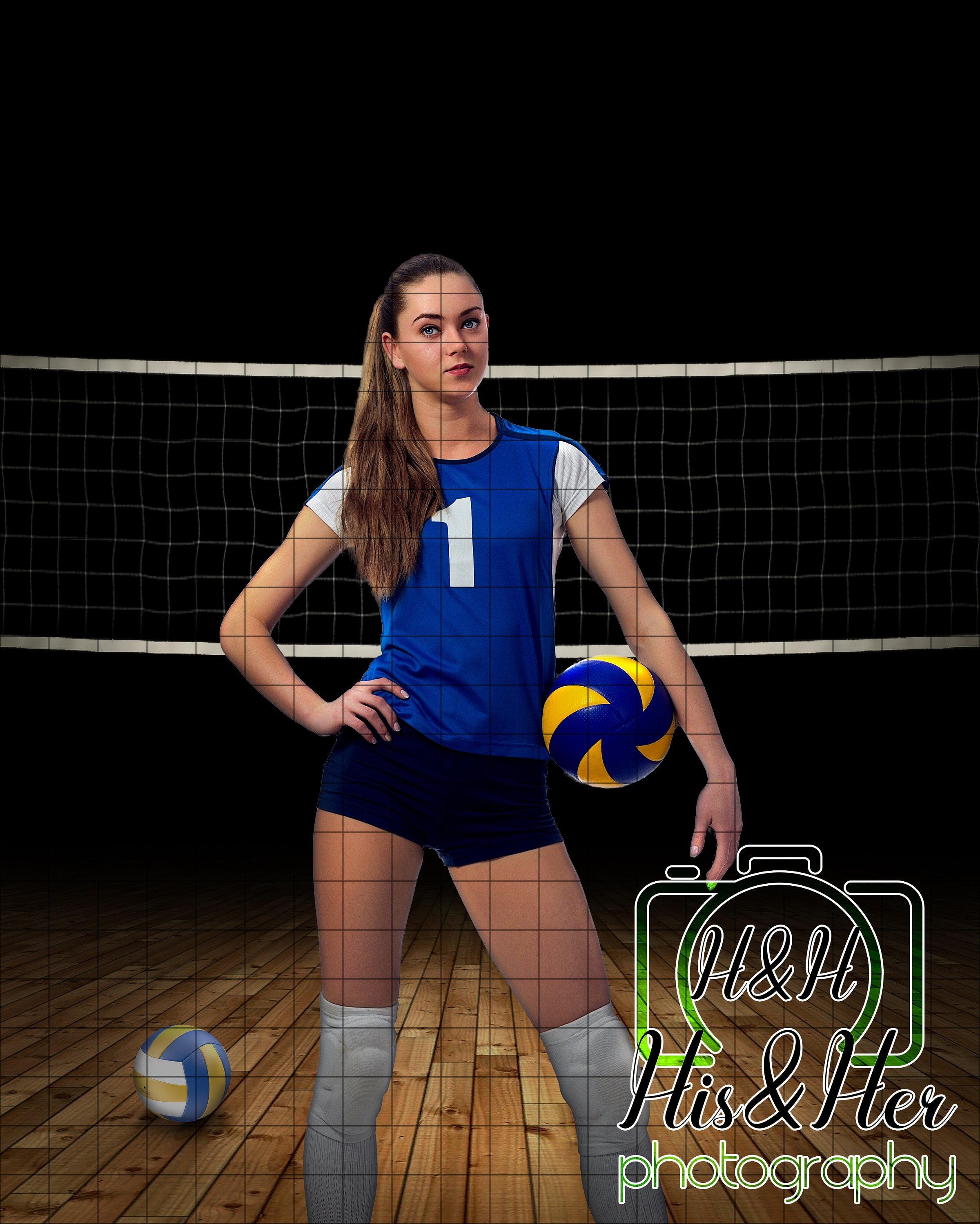 Giocatore di pallavolo sportivo sfondo digitale sfondo | Etsy Italia