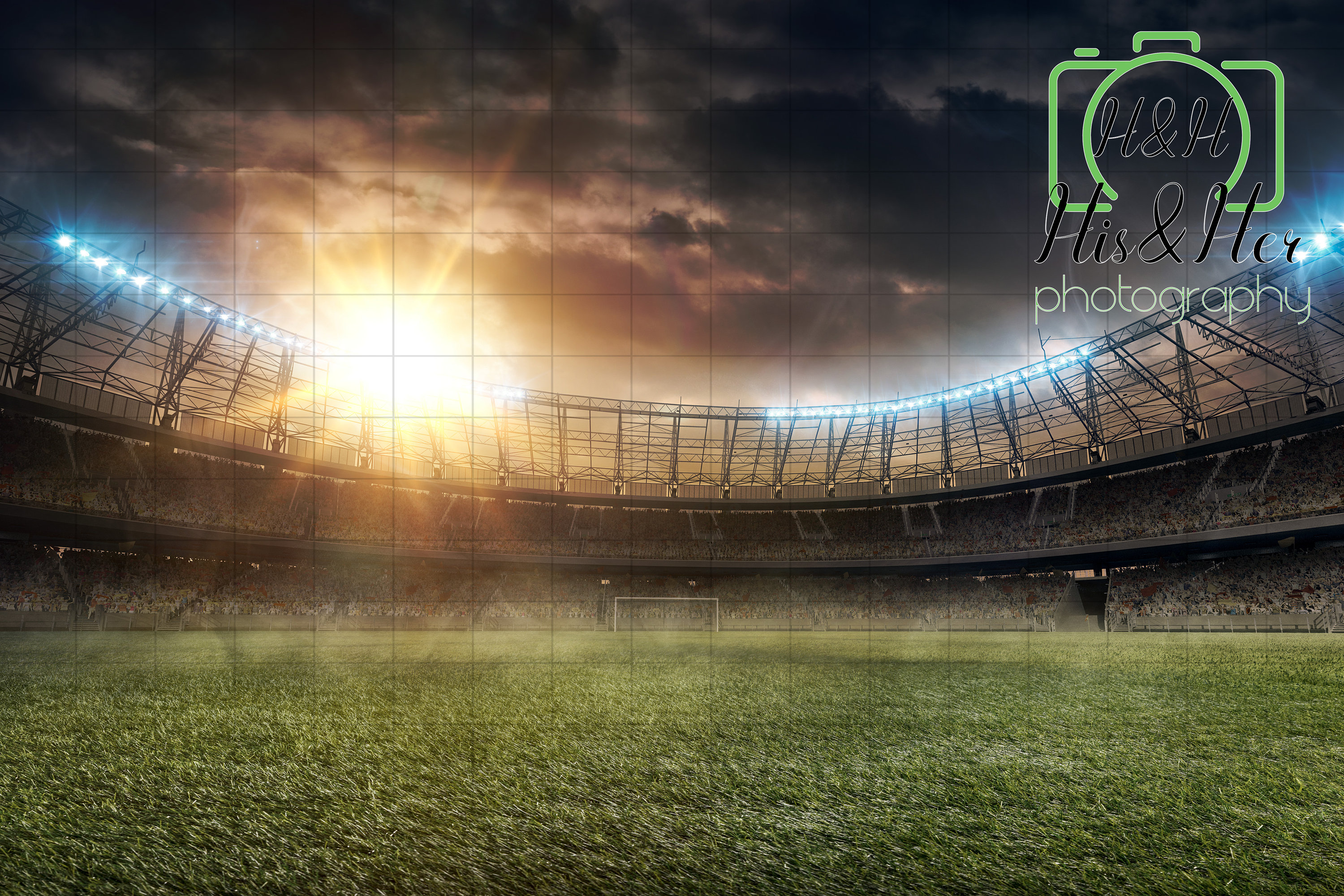 Soccer Stadium With and Without Soccer Ball Digital - Etsy