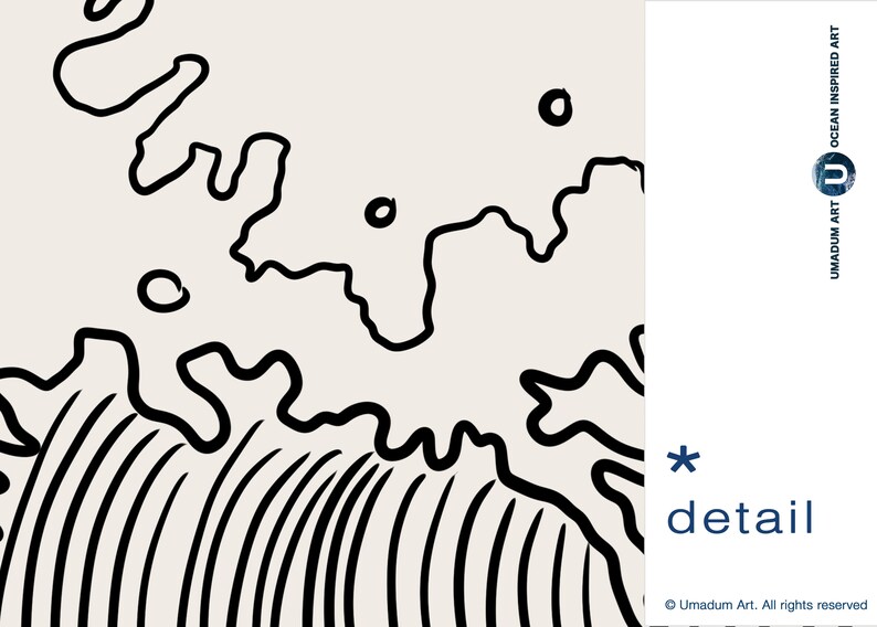 K&ouml;nnte beinhalten: Schwarz-wei&szlig;-Linienkunst-Illustration einer brechenden Welle. Die Welle ist mit dicken Linien gezeichnet und hat eine strukturierte Oberfl&auml;che. Der Hintergrund ist hellgrau.