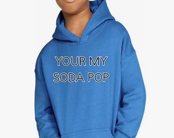 Personalized Youth Hoodie: Custom Cotton-Poly Blend Sweatshirt