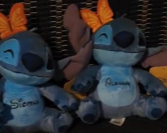 Personalized Stitch Plush Toy – Custom Name Alien Plushie