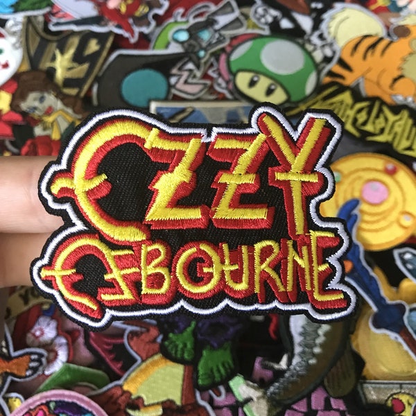 Ozzy Osbourne Custom Iron On/Sew On Patch, Limited Edition Patch, Patch, Patches, Iron On Patch, Sew On Patch, Custom Patch, Jacket Patch
