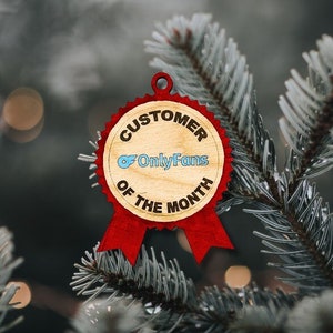 Onlyfans Christmas Ornament, Funny Ornament, Adult Humor, Onlyfans, OF, Onlyfans Christmas, Onlyfans Content, Unique Personalized Gifts
