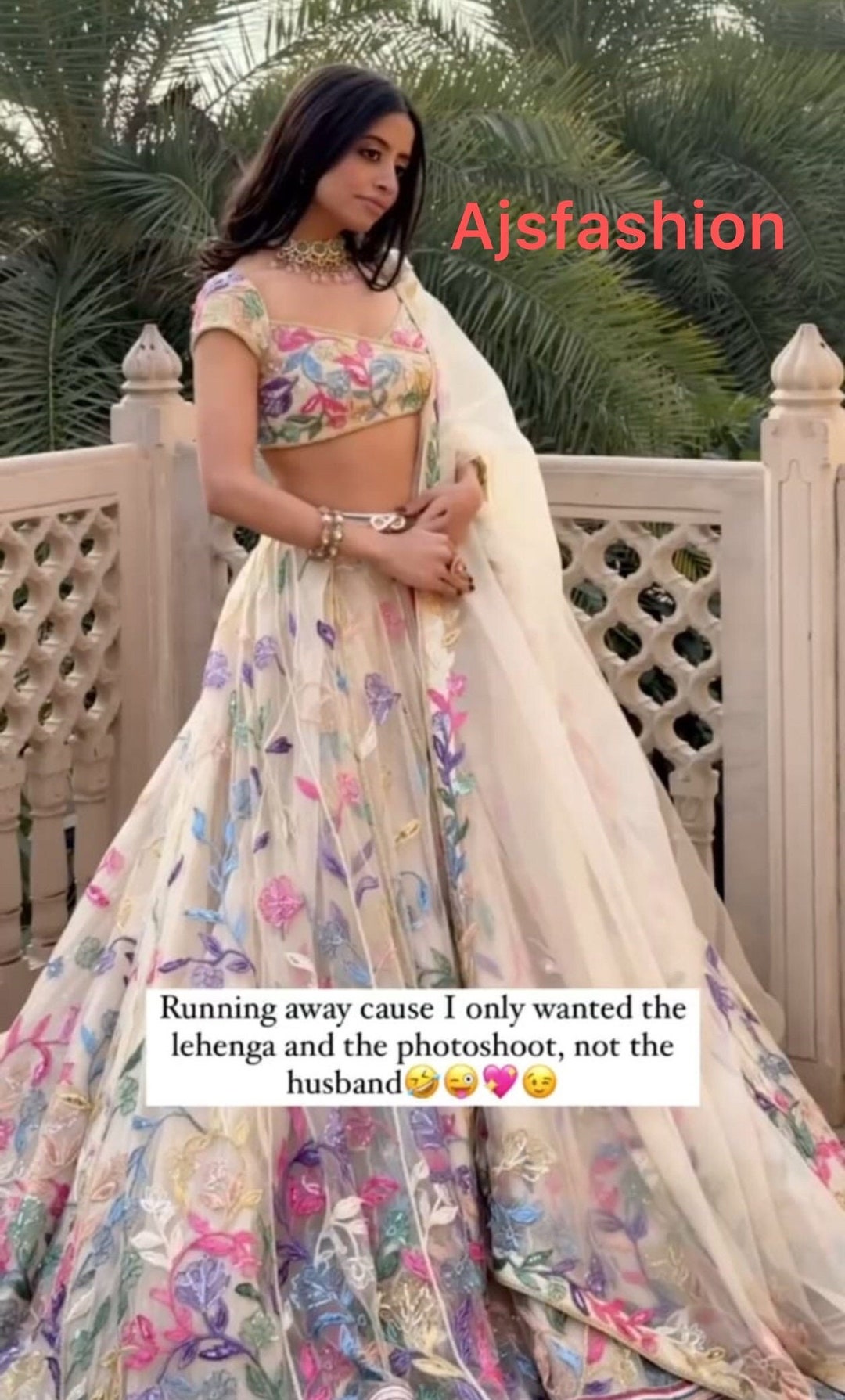 White Pure Soft Orgenza Sequins Work Bridal Lehenga Choli