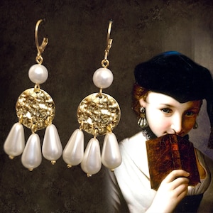 Girl with a pearl earring replica earrings outlet