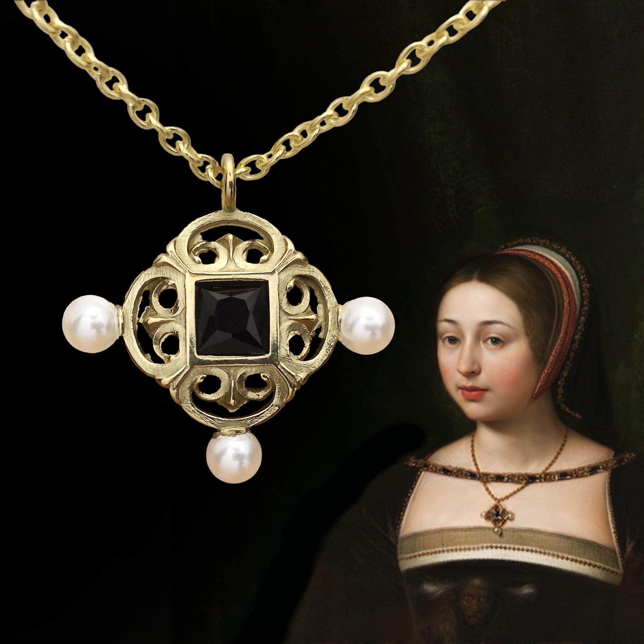 Margaret Tudor Necklace, Tudor Chain Necklace for Women