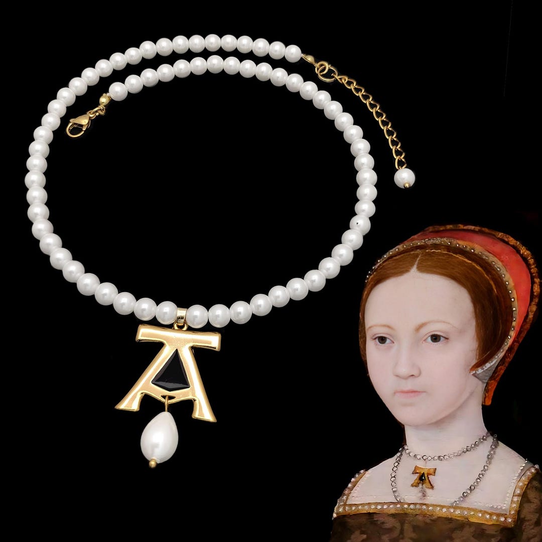 Elizabeth I Princess Replica Necklace: Tudor Renaissance 