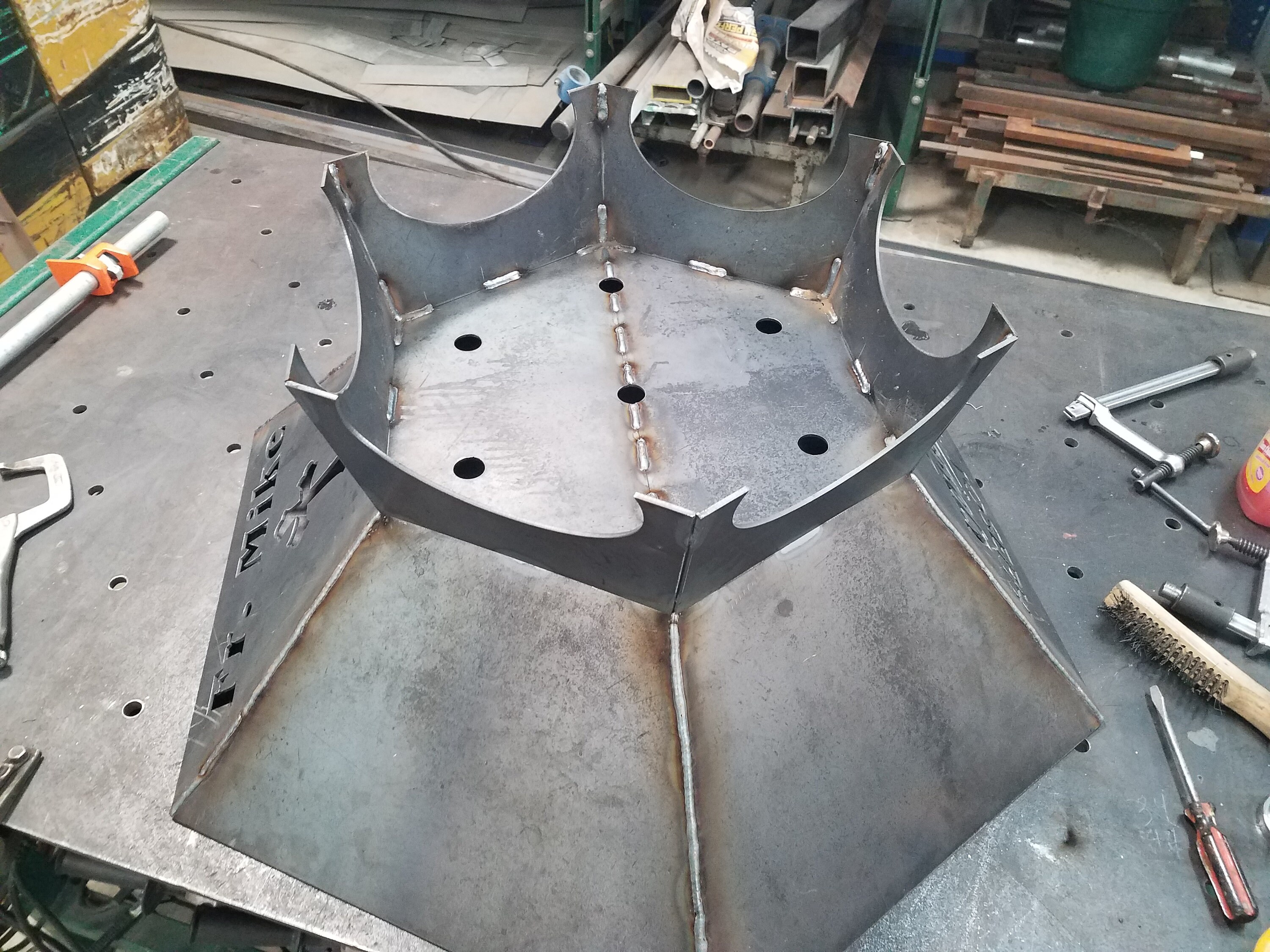 36 Heavy Duty Steel Fire Pit Weld It Kit Etsy UK