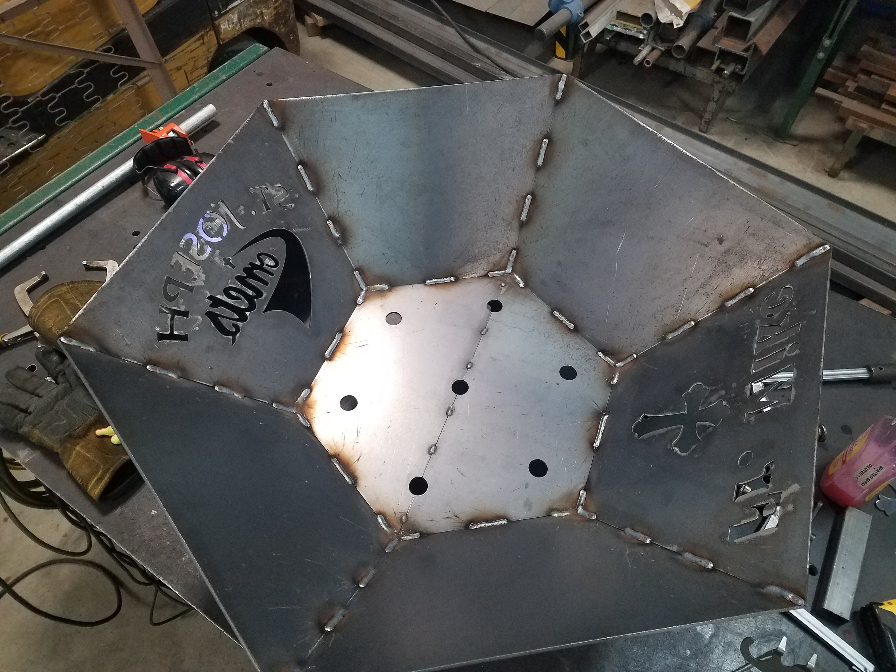 36 Heavy Duty Steel Fire Pit Weld It Kit Etsy UK