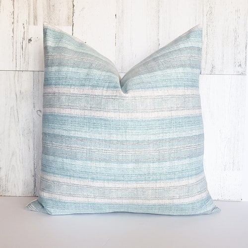 Spa Blue Zipper Pillow Covers Pillow Covers Decorative Pillow Etsy