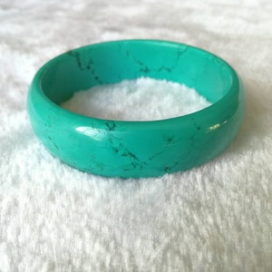 Natural Turquoise Bracelet, Turquoise Bangle, Turquoise Unisex Bracelet, Turquoise Unique Jewelry