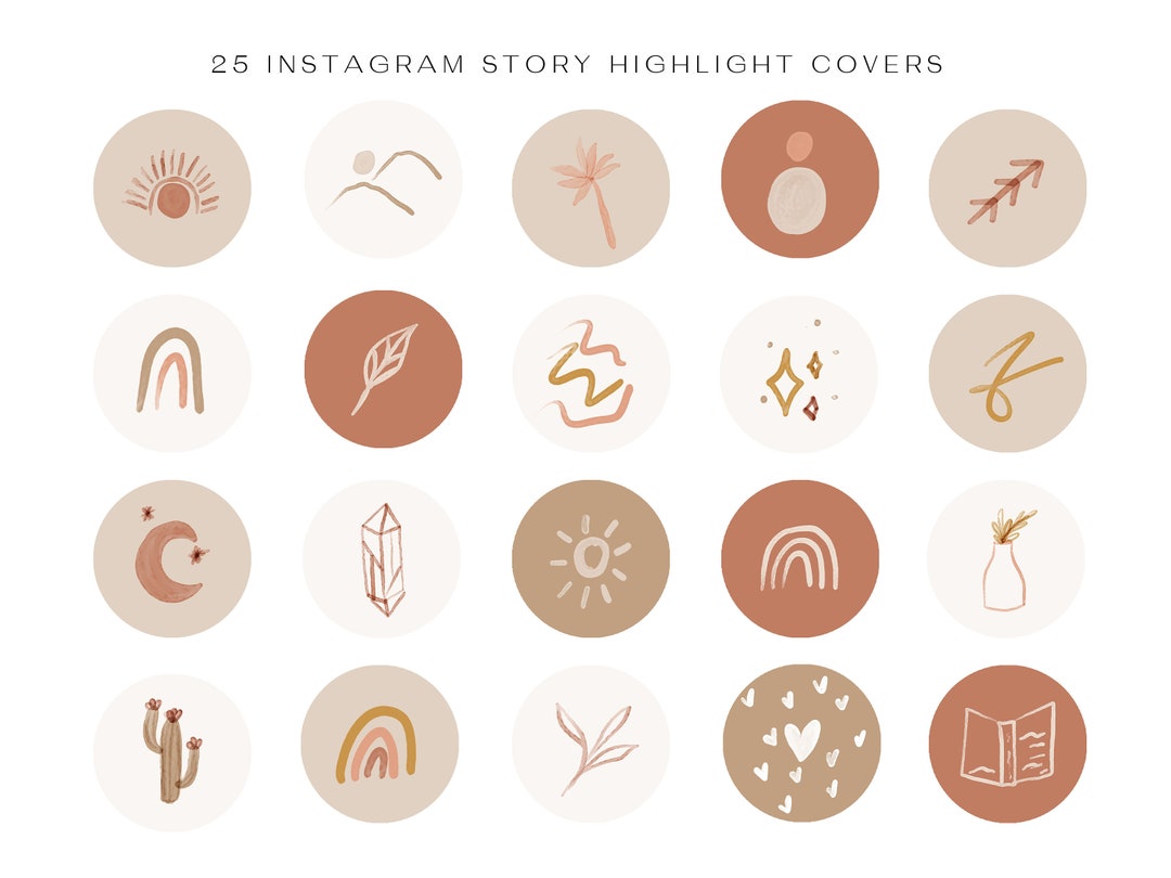 Instagram Story Highlight Icons Abstract Art Instagram Story - Etsy