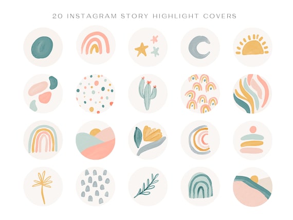Instagram Highlight Cover, Icons, Social, Objects ft. instagram & story -  Envato Elements