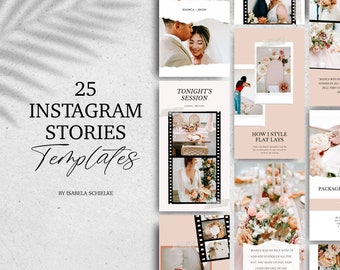 Instagram Stories Template | Instagram Template Kit | Canva Template | Social Media Template | Mood Board | Photography Templates |