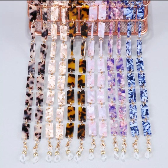 Acetate Glasses Chain for Women Acrylic 